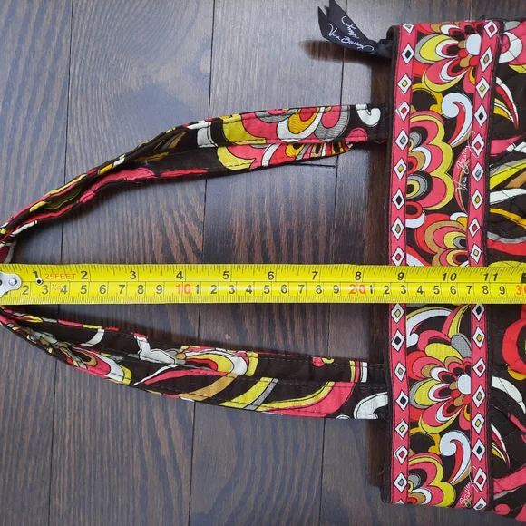 Vera Bradley Puccini Brown Patterned Tote Bag/Purse (Retired Pattern) - Picture 10 of 11